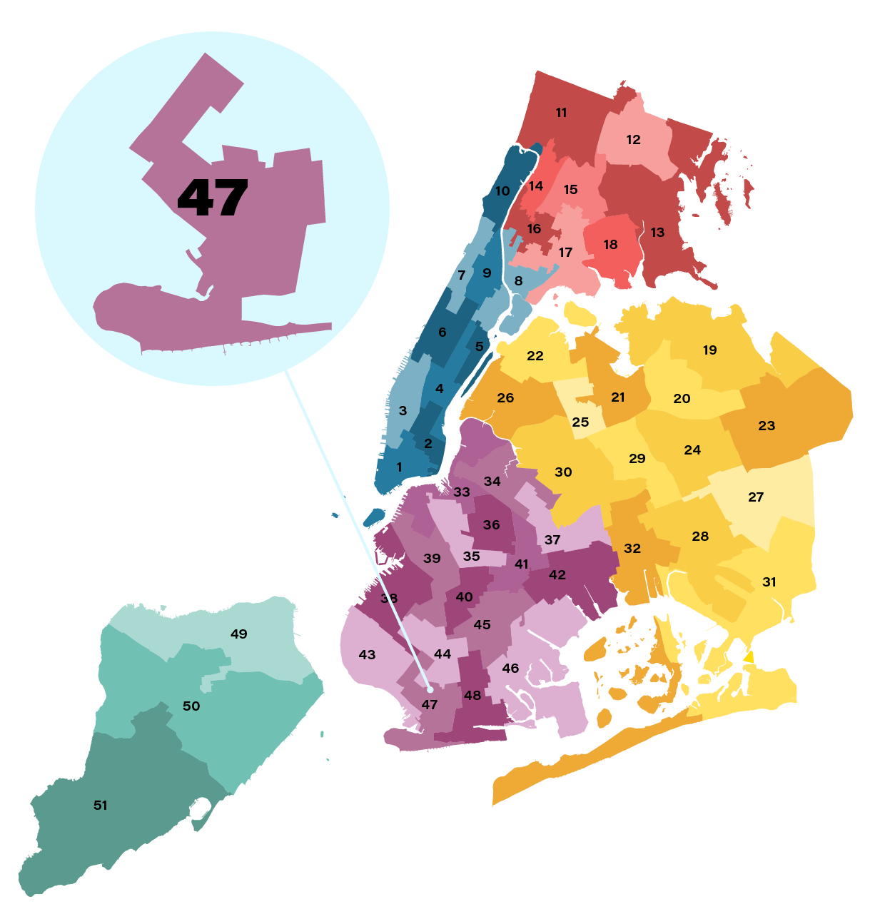 City Council District 47 Map