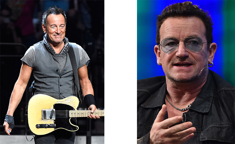 Bruce Springsteen and Bono