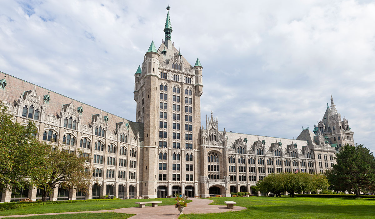 The State University Of New York Administration Building In Downtown Albany, New York.