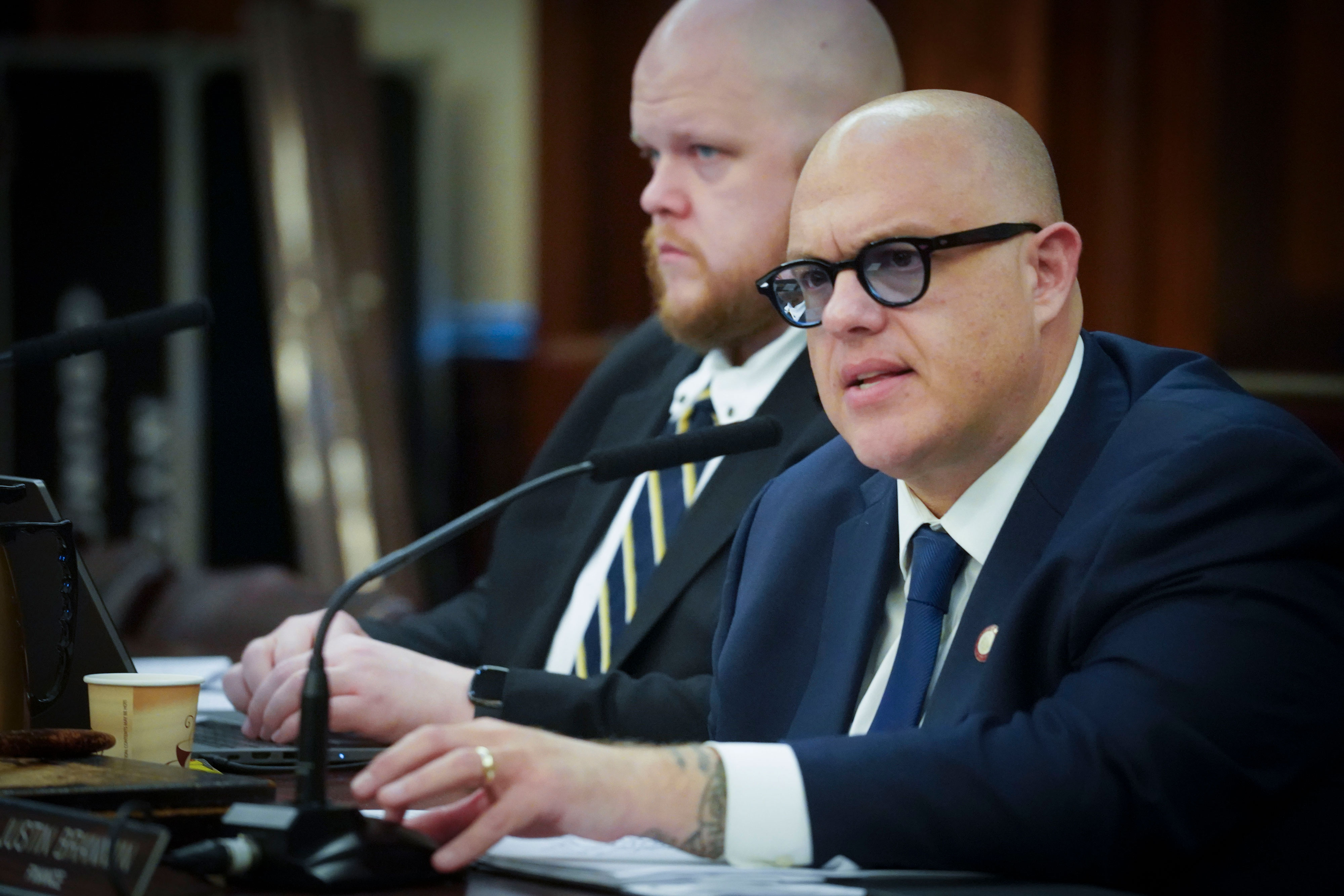 New York City Council Member Justin Brannan, chair of the Committee on Finance