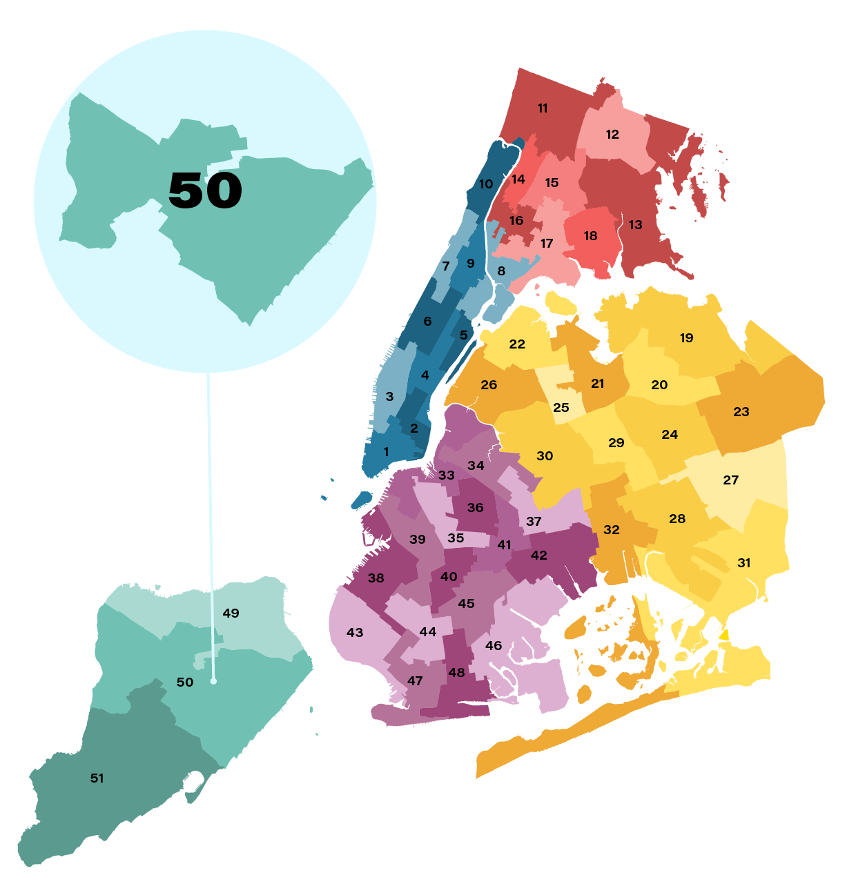 City Council District 50 