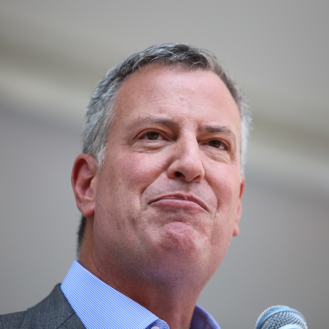 Mayor Bill de Blasio.