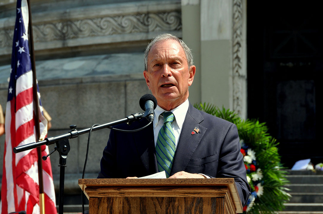 Former New York City Mayor Michael Bloomberg.