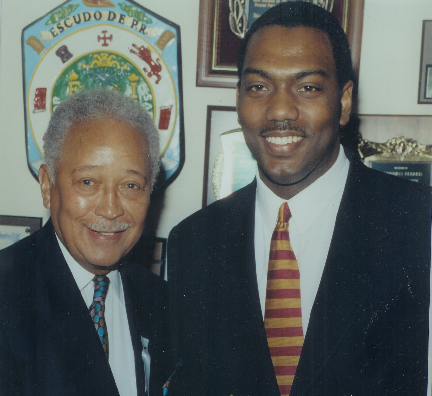 David Dinkins and Basil Smikle.