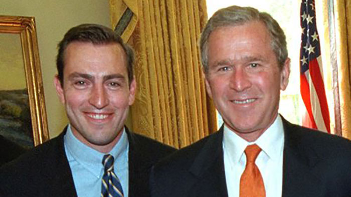 Former Congressman Vito Fosella and President George W. Bush.