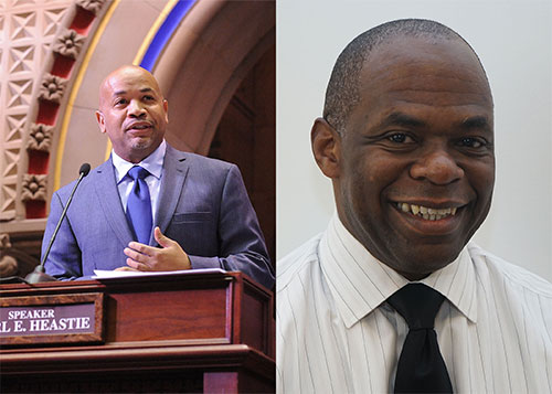 Assembly Speaker Carl Heastie and Albany lobbyist Patrick Jenkins 