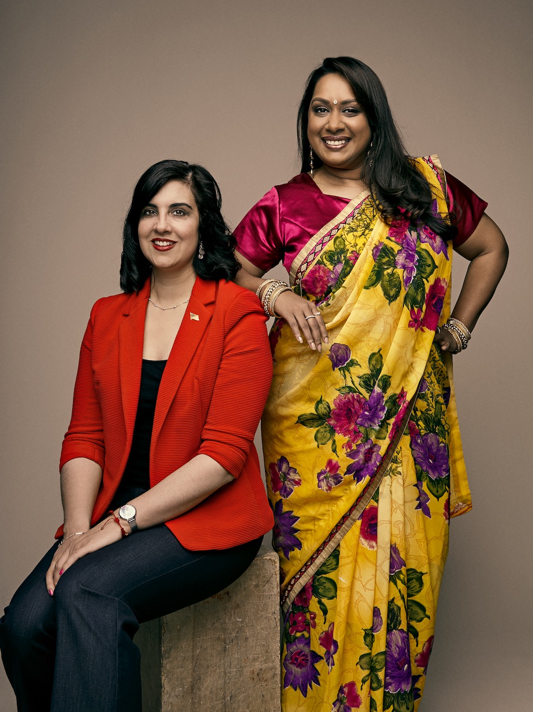 Nicole Malliotokis (left) and Bharati Kemraj (right)