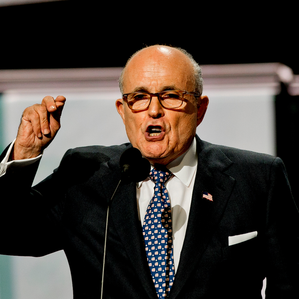 Former New York City Mayor Rudy Giuliani.