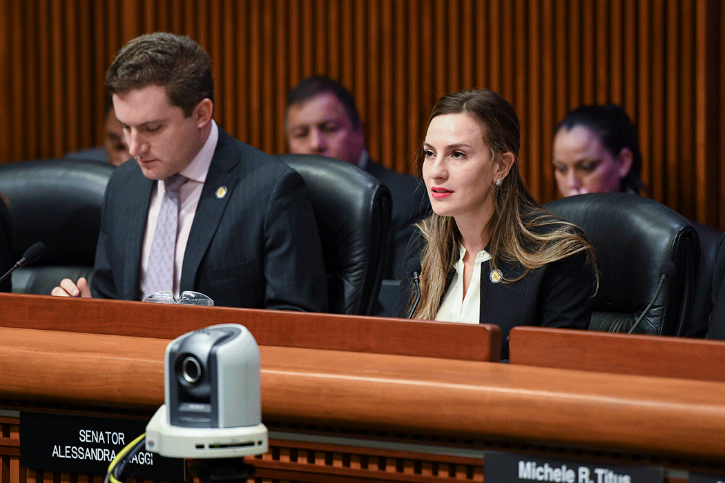 One of Alessandra Biaggi's first actions as a state Senator was to convene on sexual harassment — Albany's first in decades.