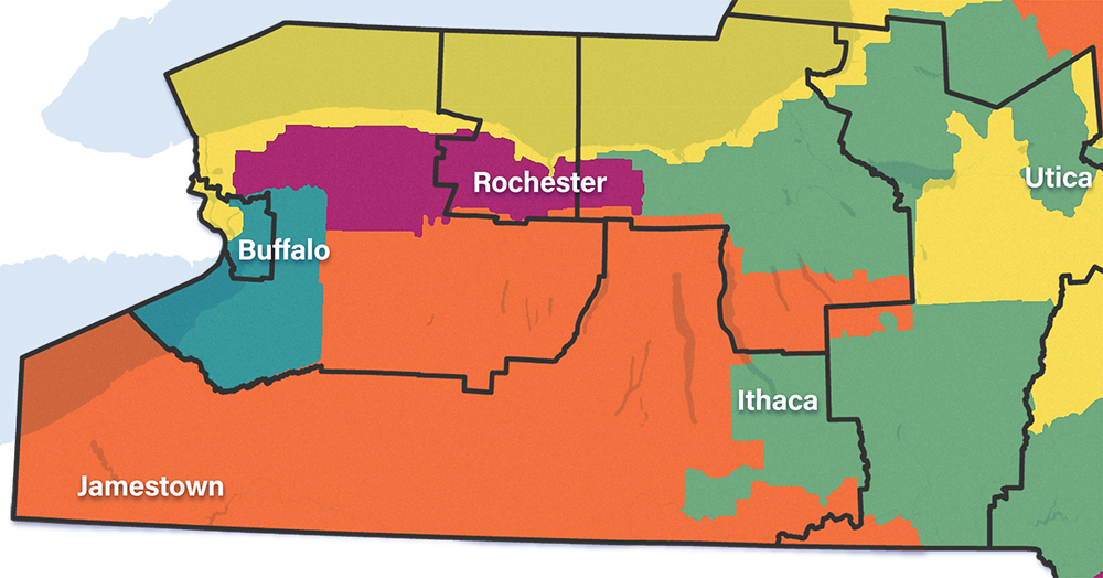 Buffalo map