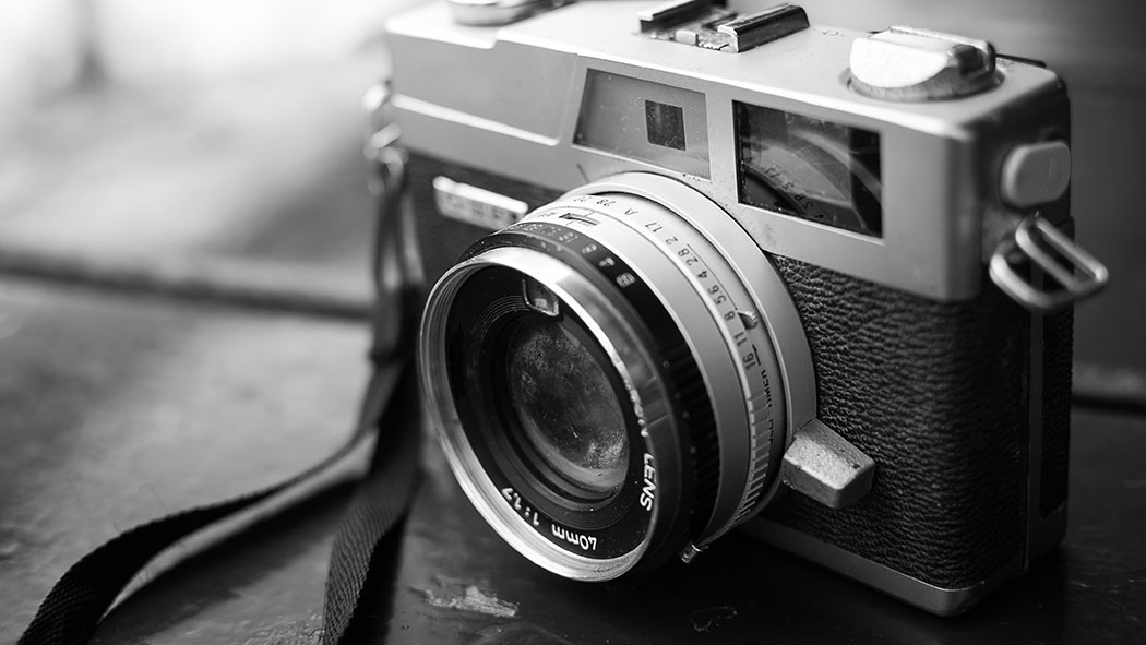 Old fashioned camera