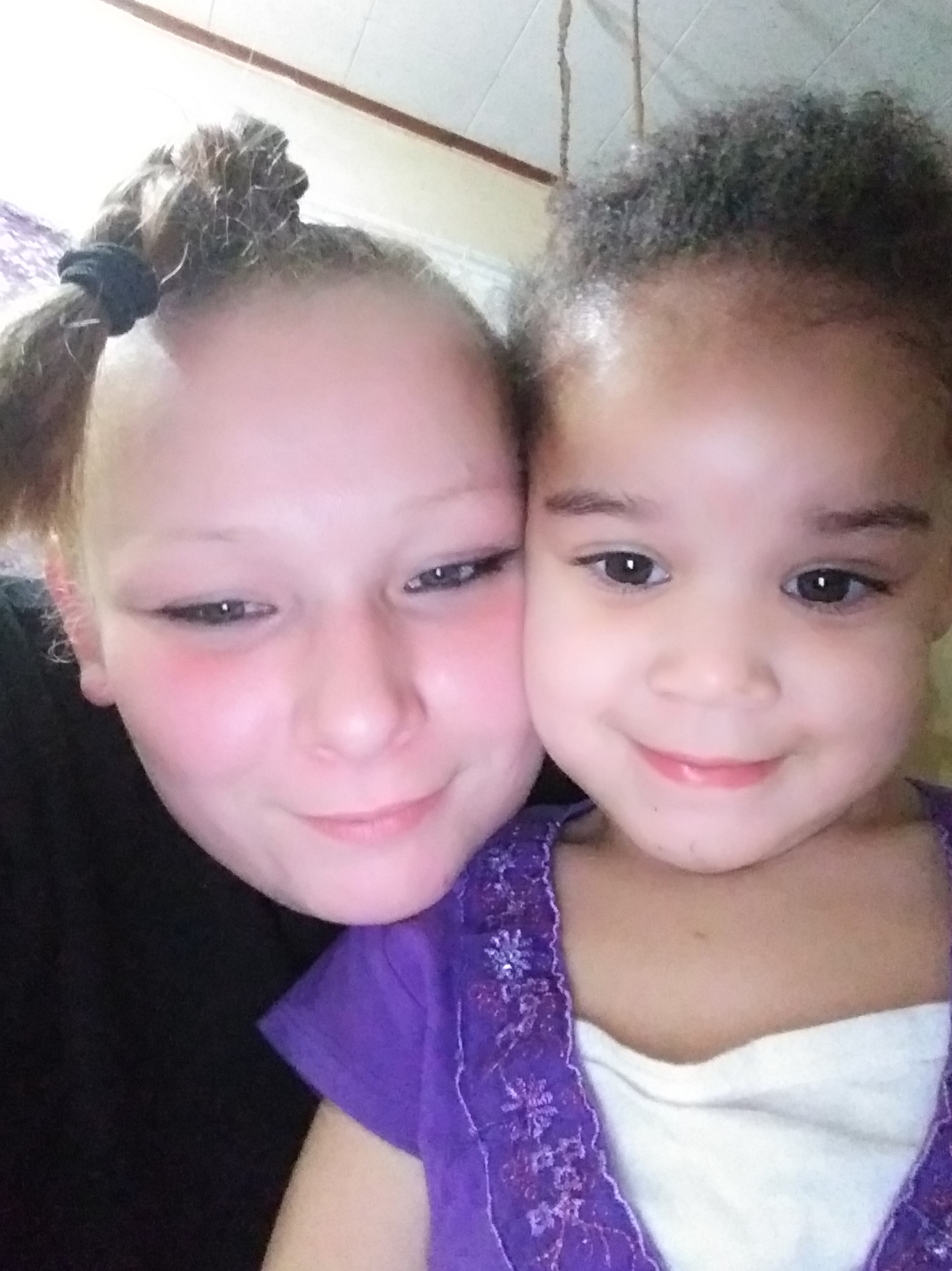 Cassandra Brenner with one of her children. Cassandra Brenner with one of her children.