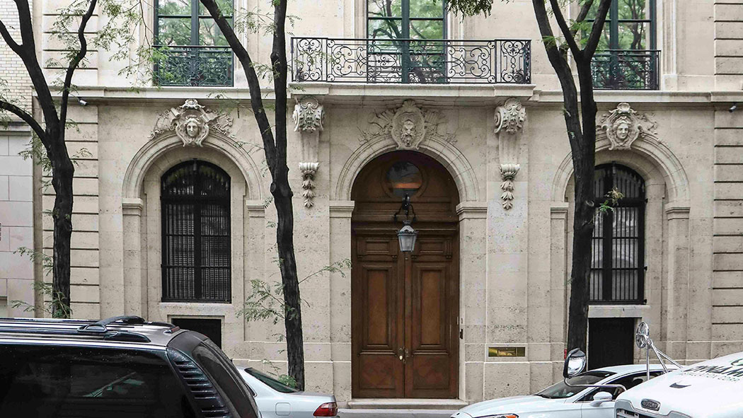 Jeffrey Epstein's Manhattan residence.