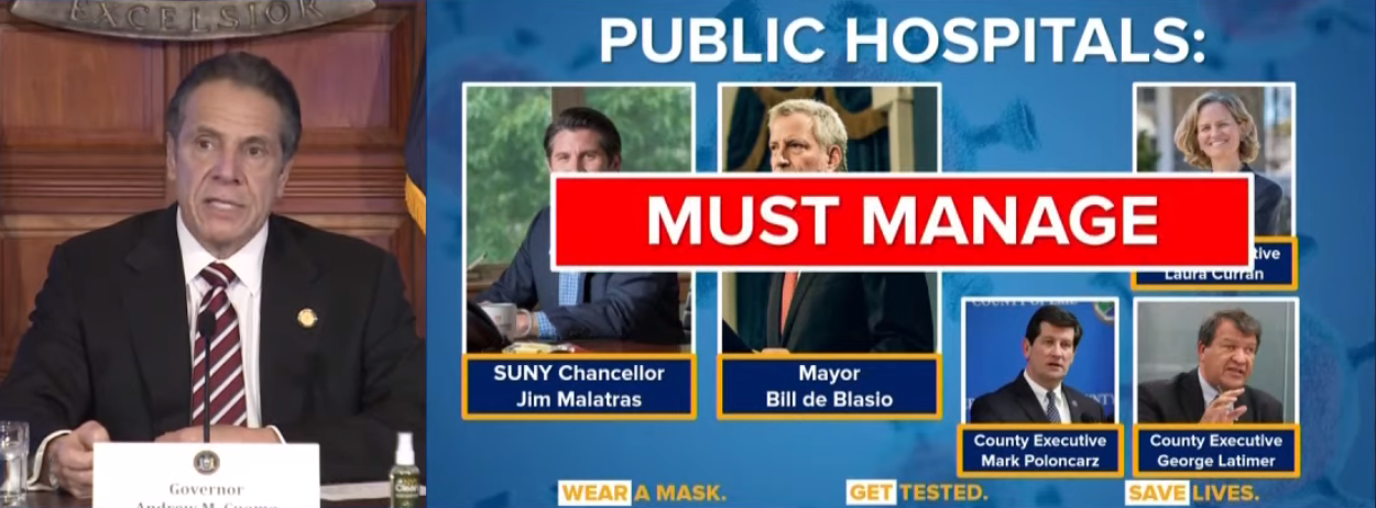 A slide from Governor Cuomo's Monday press conference.