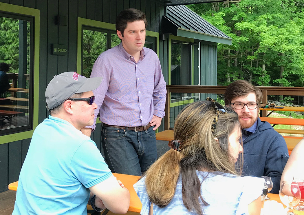 Gareth Rhodes campaigning