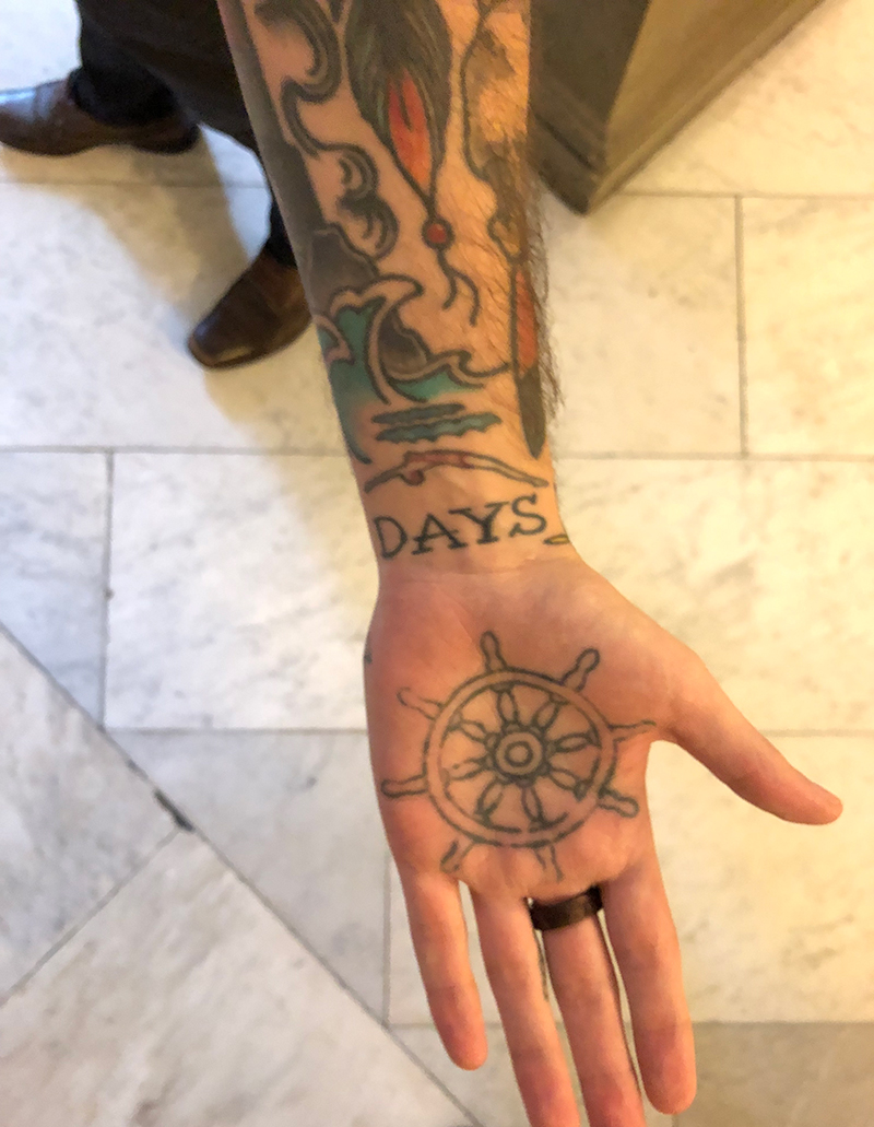 Jonathan Viguers tattoo