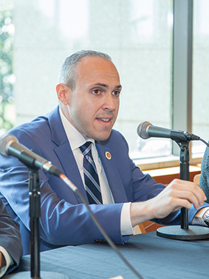 New York City Councilman Mark Treyger speaks at City & State's Education Summit.