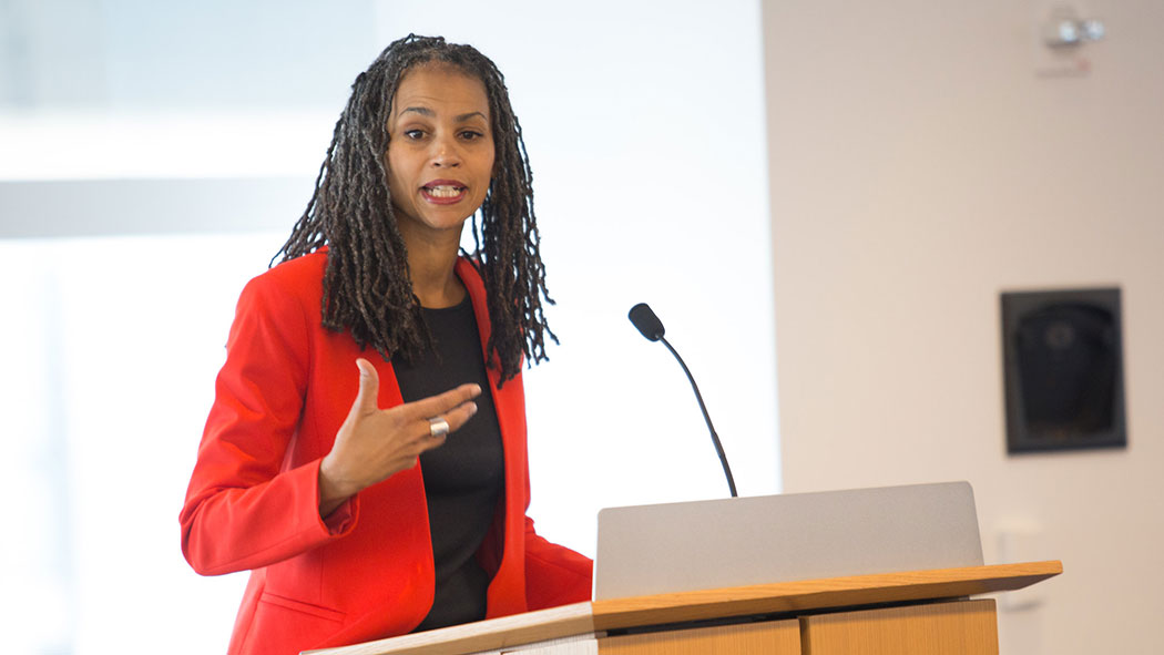 Attorney, political commentator, and now mayoral candidate Maya Wiley.