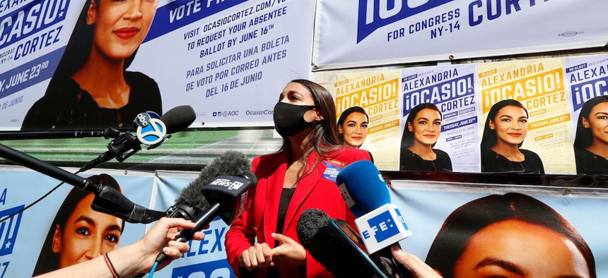 Congresswoman Alexandria Ocasio-Cortez on June 23, 2020.