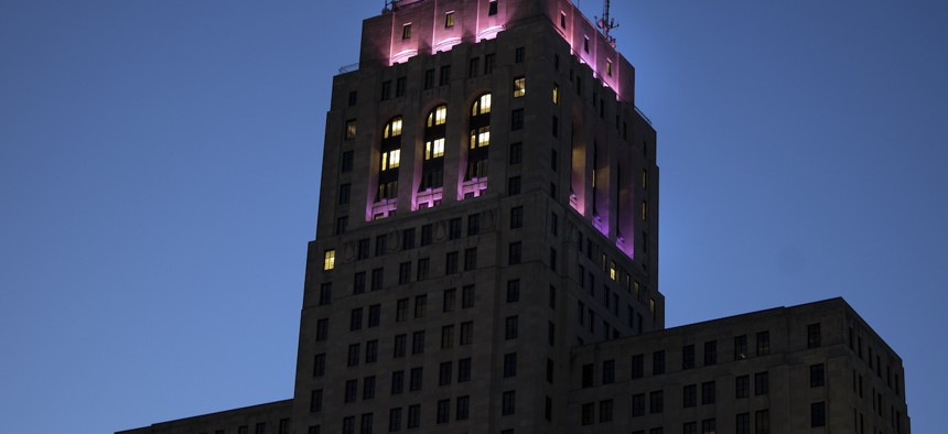 The Alfred E. Smith State Office Building in Albany.