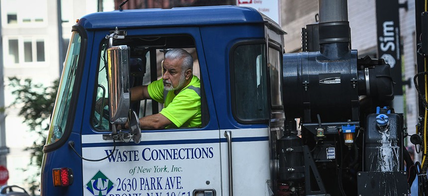 Garbage truck