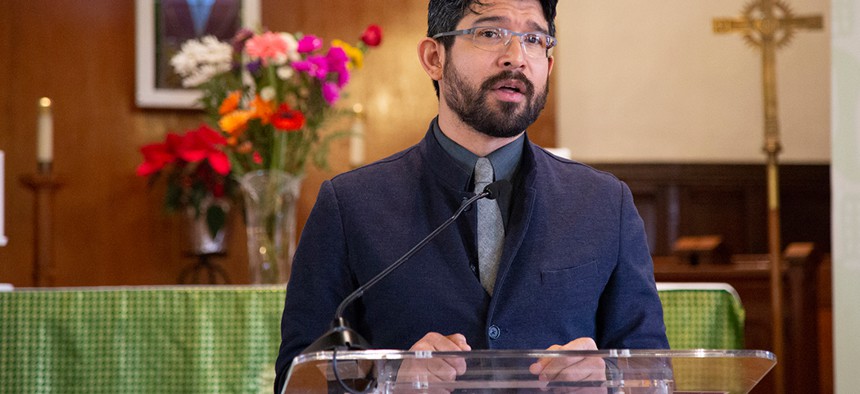 Council Member Carlos Menchaca Attends Ground Breaking Ceremony For Sunset Park Library and Affordable Housing Development