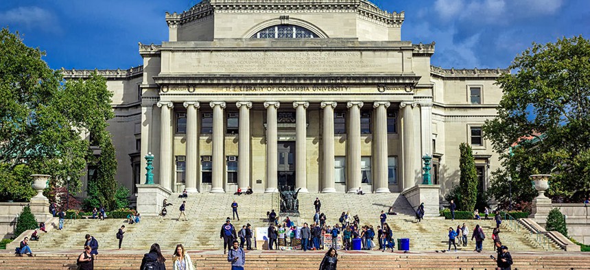 Columbia University library.