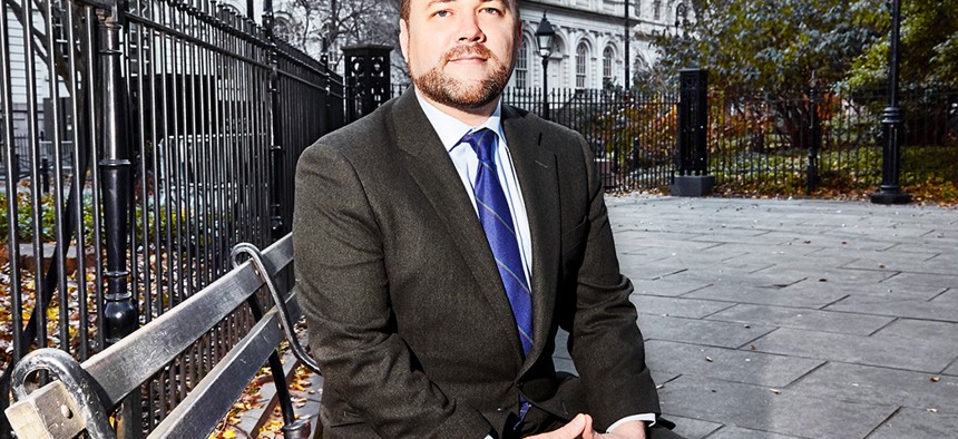 New York City Council Speaker Corey Johnson.