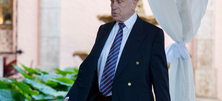 Republican donor and and World Jewish Congress President Ronald Lauder at Mar-a-Lago.