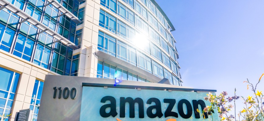 Amazon headquarters located in Silicon Valley.