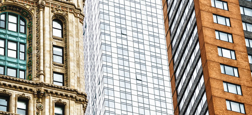 Manhattan office buildings