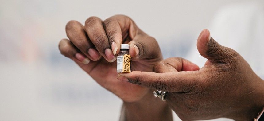 The first dose of the COVID-19 vaccine given in the United States.