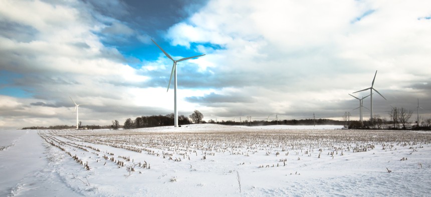 Currently, New York only uses 3 percent wind energy.