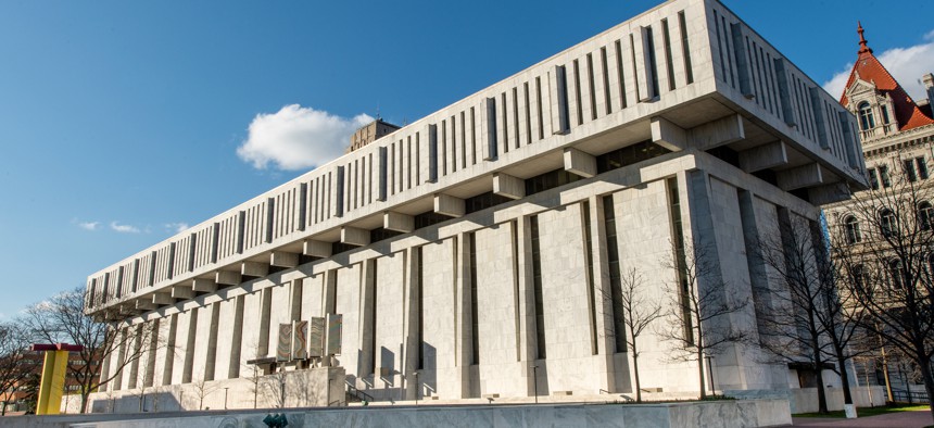 The Legislative Office Building in Albany.