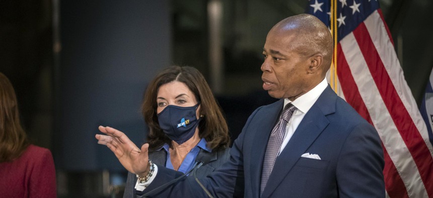 The New York City reception of Hochul’s Penn Station plan has been unenthusiastic. 