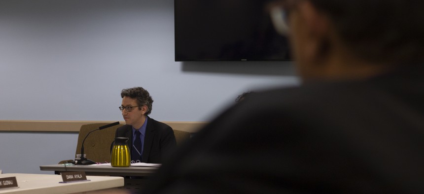 City Councilmembers criticized Josh Wallack, deputy chancellor of early childhood and enrollment at the DOE, for lacking data on teacher salaries at a June 27 hearing.