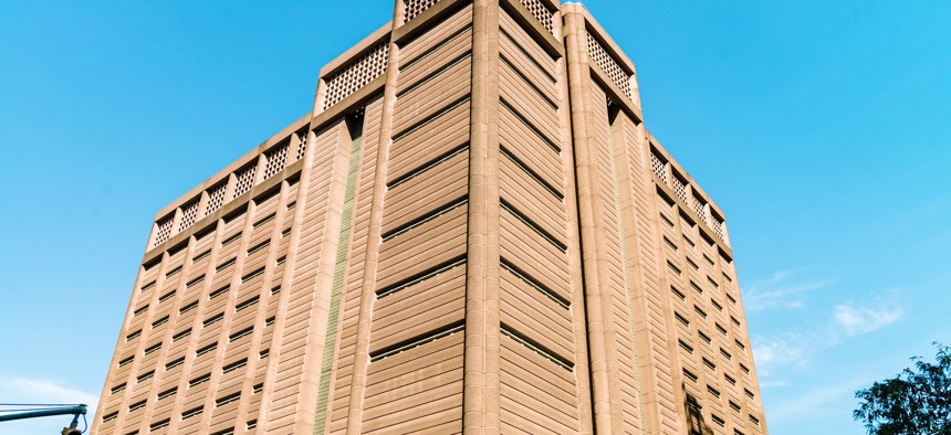 Manhattan jail.