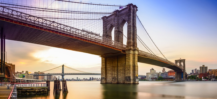 The Brooklyn Bridge