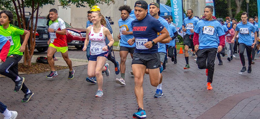 Global Kids races through Flushing Meadows Park
