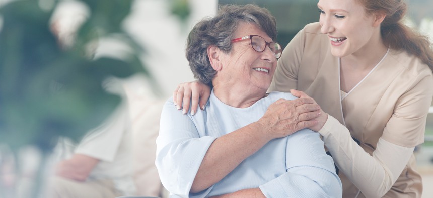 Home health worker