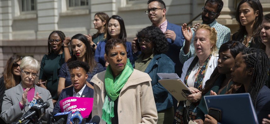 City Council Speaker Adrienne Adams leads the first majority women City Council.