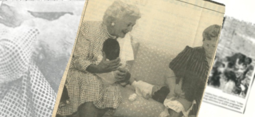News clippings about Barbara Bush