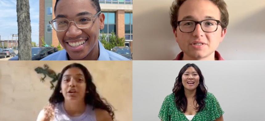 Karleke Dennis, Matt Lemar, Maekyla Massey and Hana Namkung