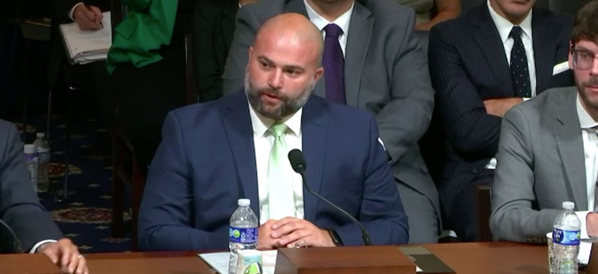Staten Island Republican City Council Member Joe Borelli testified on how the influx of migrants has impacted New York City.