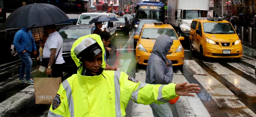 Manhattan’s crowded streets should see less traffic under congestion pricing.