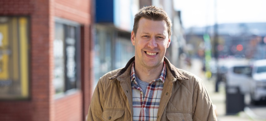 Democratic congressional candidate Josh Riley
