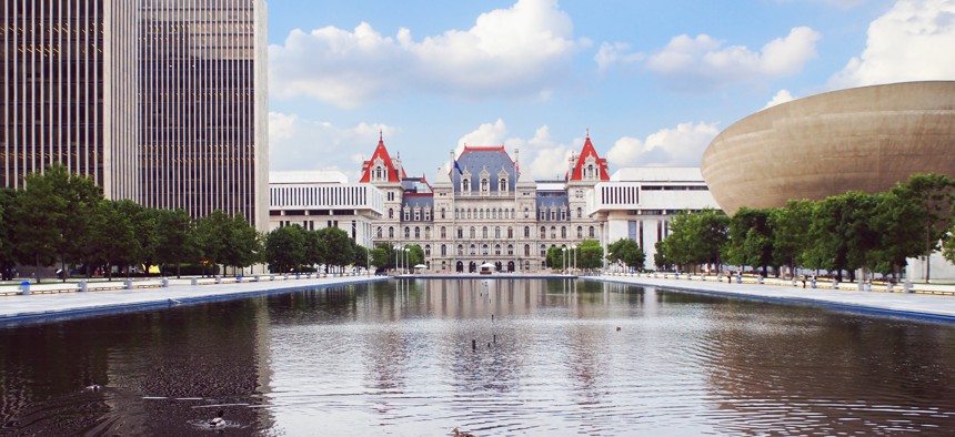 The New York State Capitol in Albany