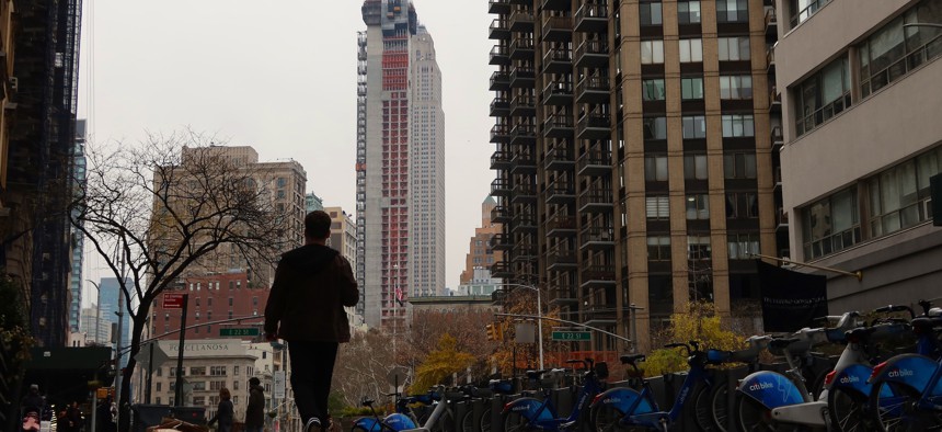 Applications to build new residential buildings have dropped off in the past two years.