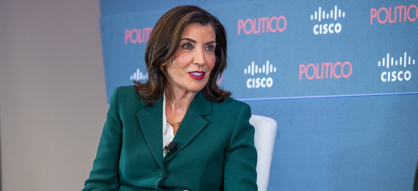 Gov. Kathy Hochul spoke with Politico’s Nick Reisman.
