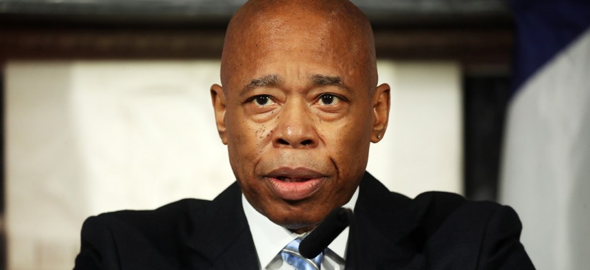 New York City Mayor Eric Adams